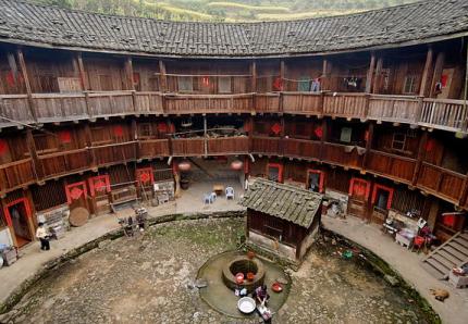 Tulou Cluster interior